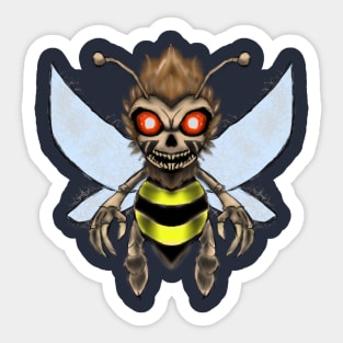 Buzzing Terror Sticker